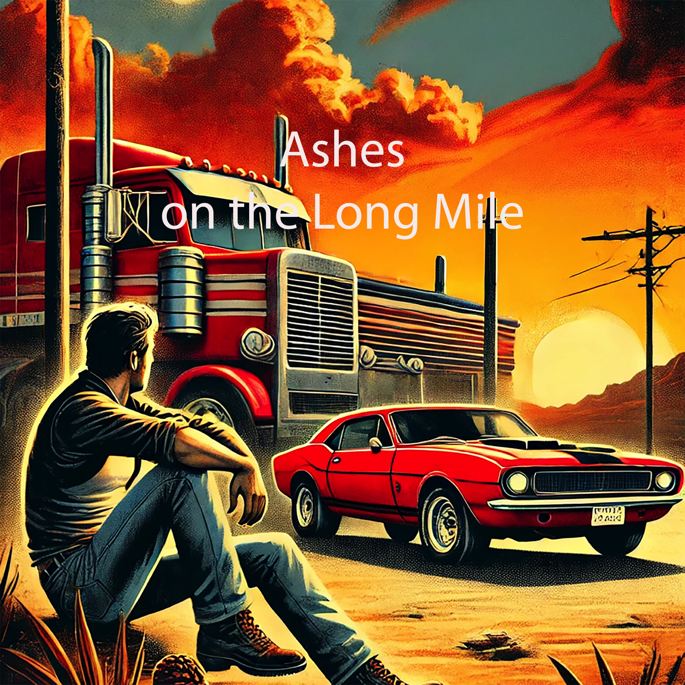 Ashes on the Long Mile audiobook cover